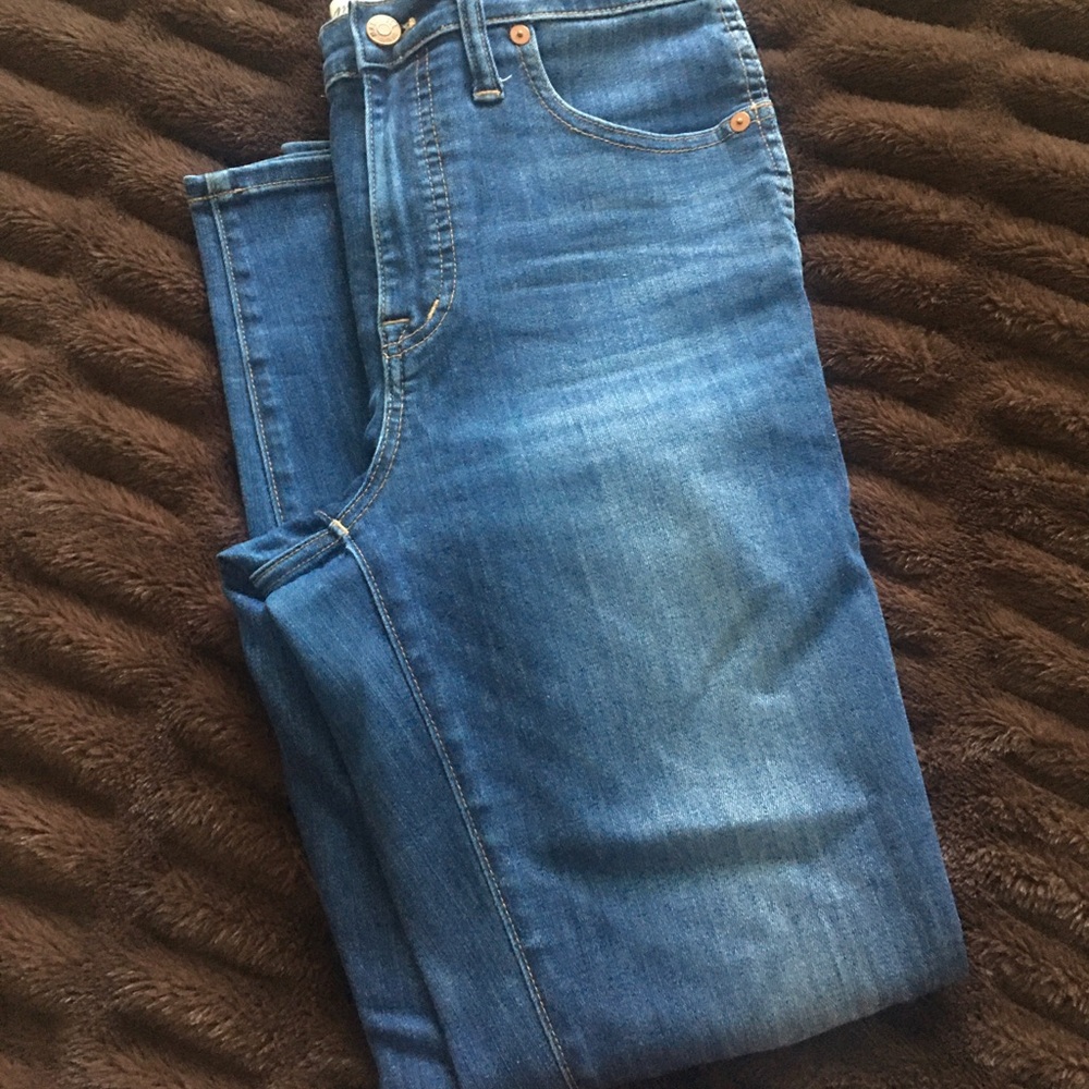 Madewell womens 10” high rise skinny jeans